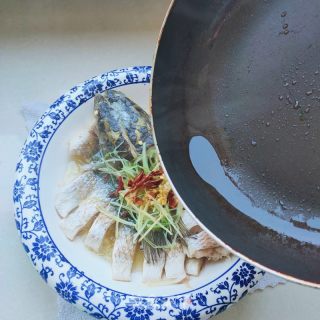 清蒸梭鱼的做法步骤：8