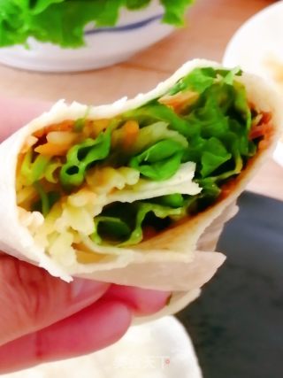 土豆丝卷饼的做法步骤：13