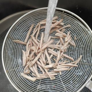 肉丝炒面条菜的做法步骤：7