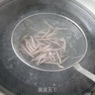 肉丝炒面条菜的做法步骤：6
