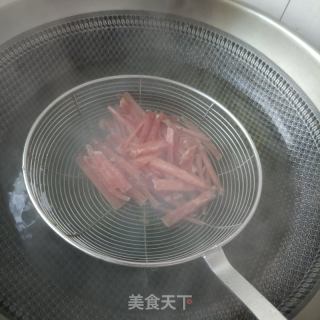 肉丝炒面条菜的做法步骤：5