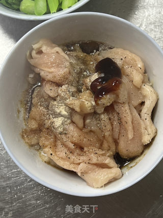芦笋鸡胸肉的做法步骤：4