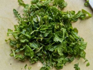 燕麦荠菜荞麦面鸡蛋煎饼的做法步骤：1