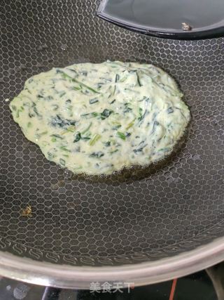 营养早餐-菠菜蛋饼的做法步骤：6