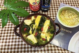 裙带菜豆腐汤的做法步骤：13