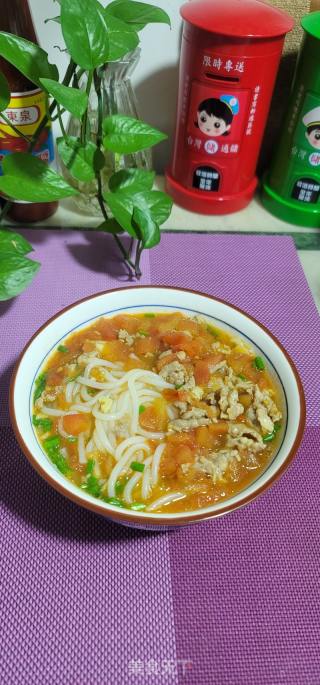 番茄瘦肉汤米粉的做法步骤：11