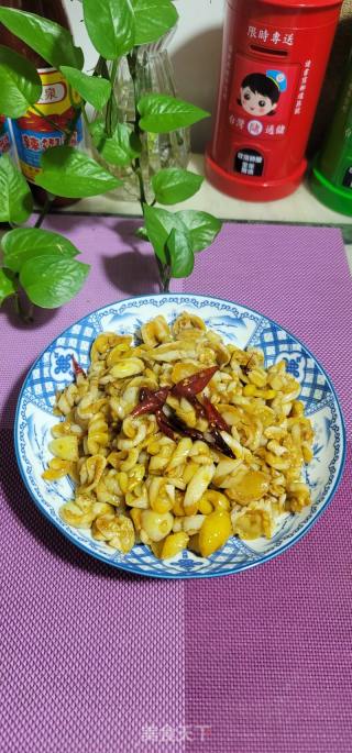 香辣蚝油炒瓜皮的做法步骤：8