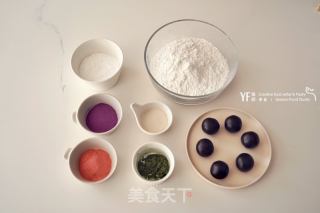 最美绣球花青团的做法步骤：1