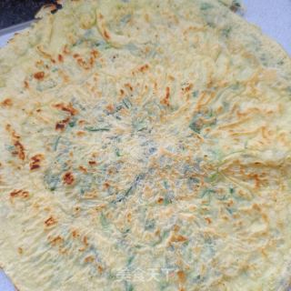面条菜蛋饼的做法步骤：13