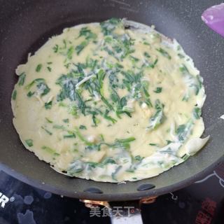 面条菜蛋饼的做法步骤：10