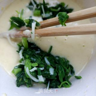 面条菜蛋饼的做法步骤：7