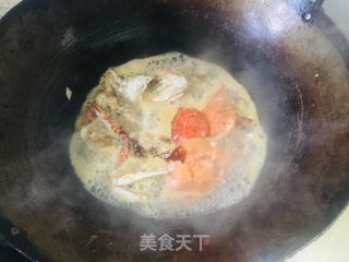 葱姜蟹的做法步骤：8