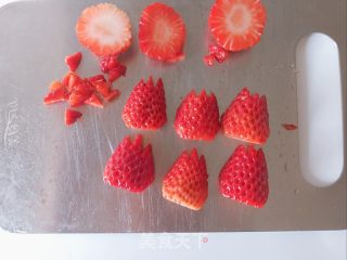 草莓花束饼干的做法步骤：15