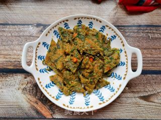 面条菜黑全麦燕麦鸡蛋煎饼的做法步骤：14