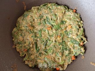 面条菜黑全麦燕麦鸡蛋煎饼的做法步骤：11