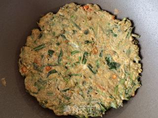 面条菜黑全麦燕麦鸡蛋煎饼的做法步骤：10