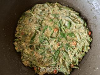 面条菜黑全麦燕麦鸡蛋煎饼的做法步骤：9