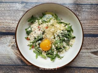 面条菜黑全麦燕麦鸡蛋煎饼的做法步骤：5