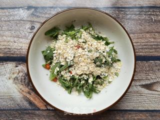 面条菜黑全麦燕麦鸡蛋煎饼的做法步骤：4