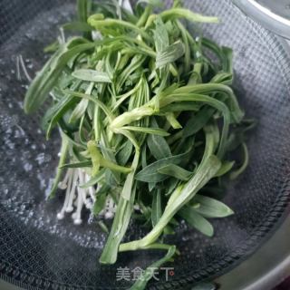 面条菜汆肉丸的做法步骤：15