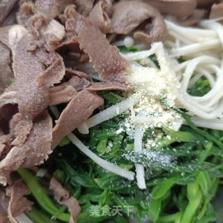 鹿心拌金针菇面条菜的做法步骤：14