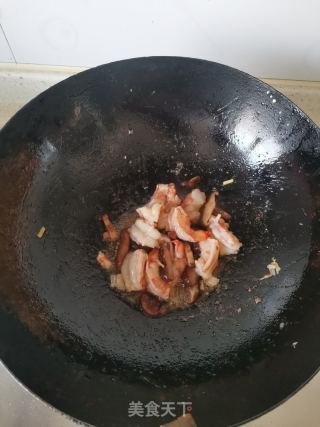 冬笋炒红虾的做法步骤：7