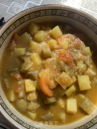 土豆熬茄子的做法步骤：6