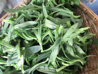 春笋野菜素包子的做法步骤：1