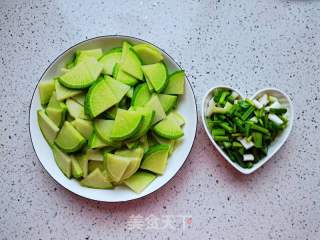 香葱萝卜片的做法步骤：2