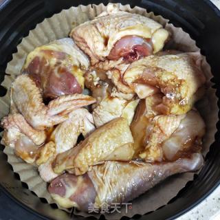 空气炸锅烤鸡的做法步骤：4