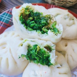 茴香虾皮鸡蛋包子的做法步骤：15