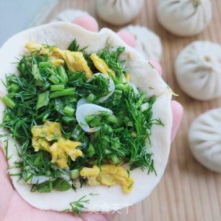 茴香虾皮鸡蛋包子的做法步骤：10