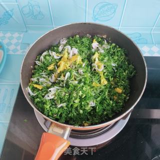 茴香虾皮鸡蛋包子的做法步骤：4