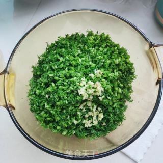 茴香虾皮鸡蛋包子的做法步骤：3
