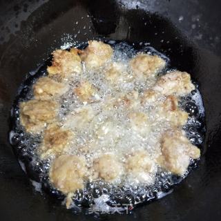 炸酥肉丸子的做法步骤：8