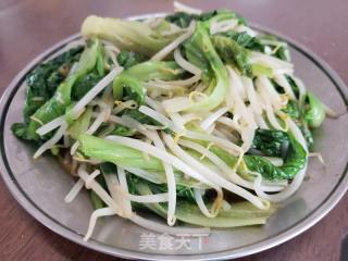 生菜炒绿豆芽的做法步骤：6