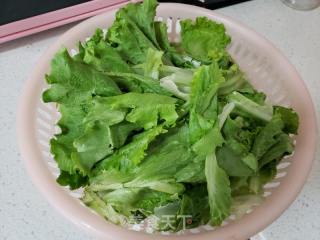 生菜炒绿豆芽的做法步骤：1