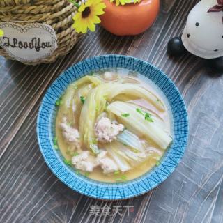 肉丸白菜汤的做法步骤：17