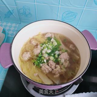 肉丸白菜汤的做法步骤：15