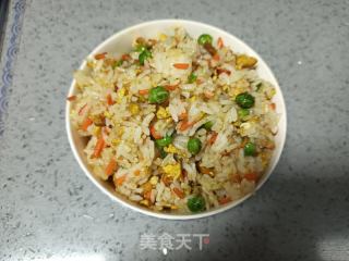 五彩缤纷蛋炒饭的做法步骤：10