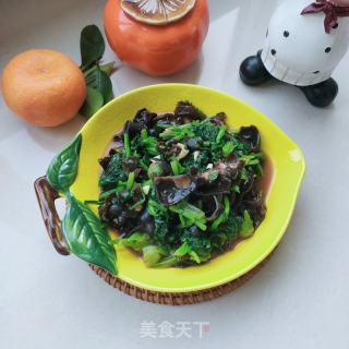 木耳拌菠菜的做法步骤：11