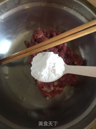 肉饼蒸豆腐的做法步骤：3
