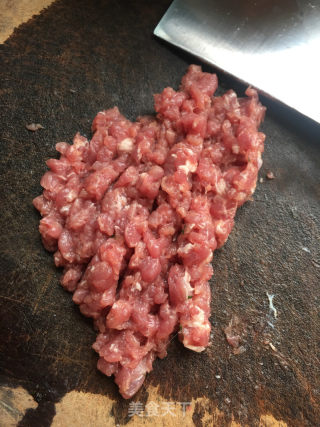 肉饼蒸豆腐的做法步骤：2
