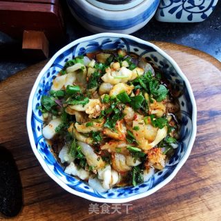 蒜泥香菜拌茄子的做法步骤：9