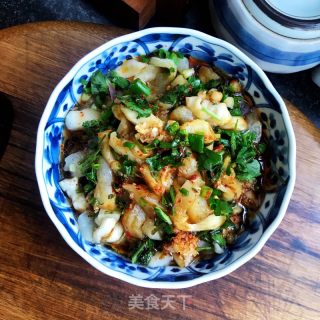 蒜泥香菜拌茄子的做法步骤：8