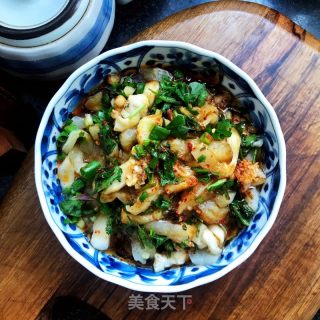 蒜泥香菜拌茄子的做法步骤：7