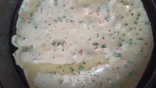 鸡蛋饼家常做(简单好吃)的做法步骤：4