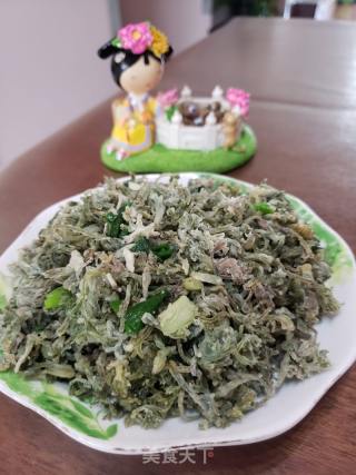 蒸白蒿的做法步骤：9
