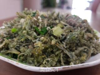 蒸白蒿的做法步骤：8