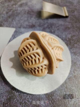 奶黄馅核桃包的做法步骤：11